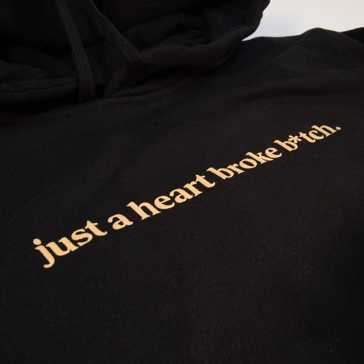 Heart Broke Puff Print Hoodie