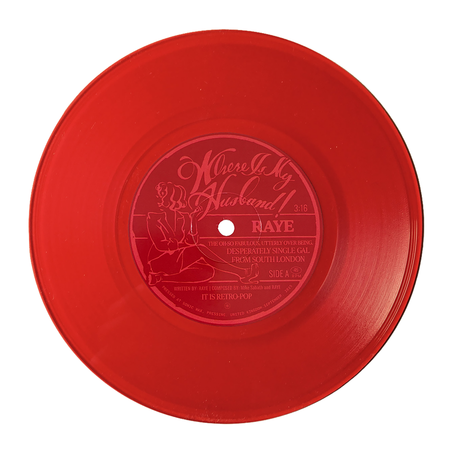 WHERE IS MY HUSBAND! 7” vinyl